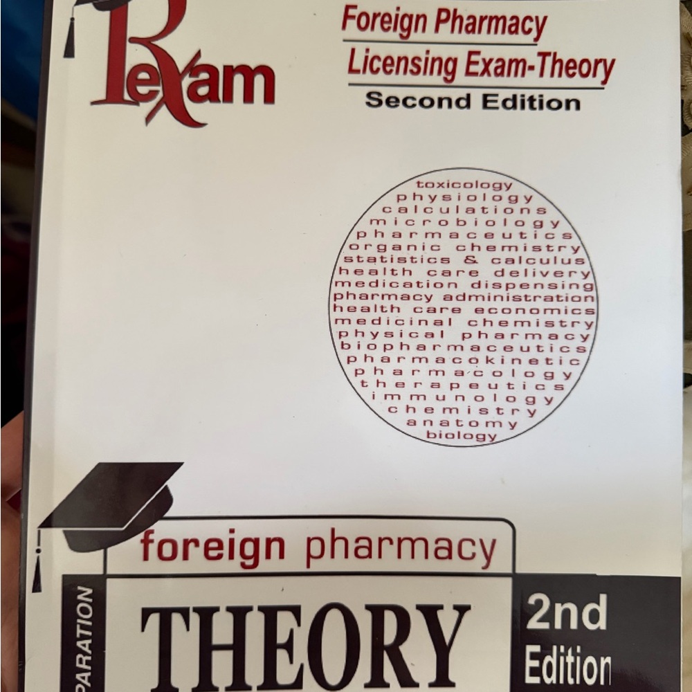Foreign Pharmacy Licensing Exam Theory Book